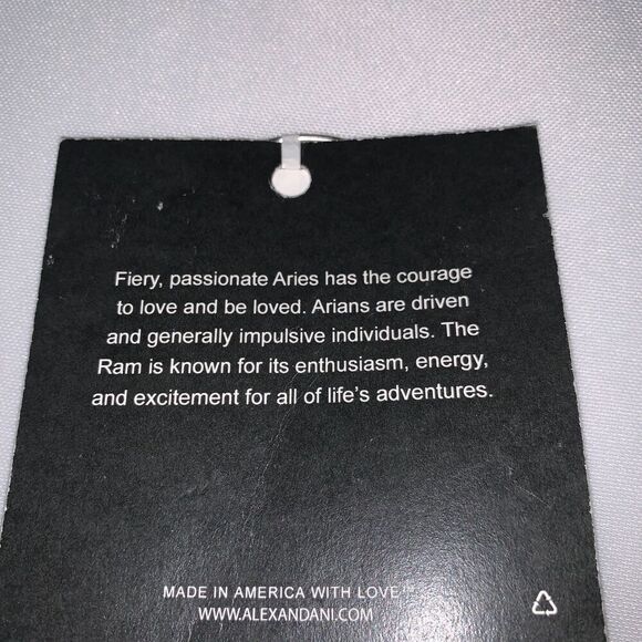 Alex and Ani Aries Charm Bracelet new with card and tag adjustable bracelet - Picture 4 of 7